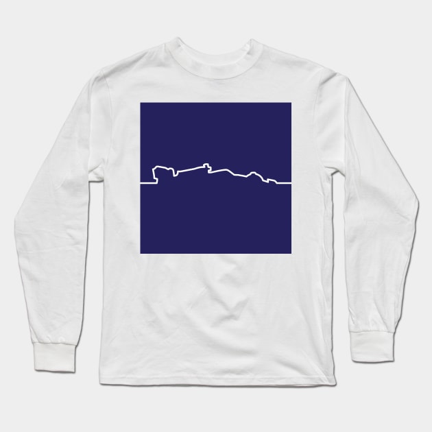 Red Bull F1 Car Line Art - 2022 Model #2 Long Sleeve T-Shirt by GreazyL